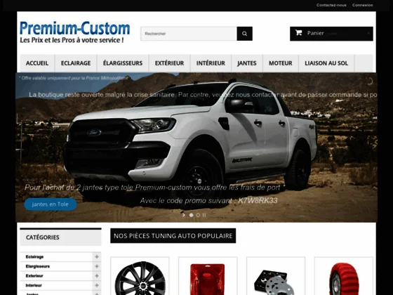 Pièces détachées tuning 