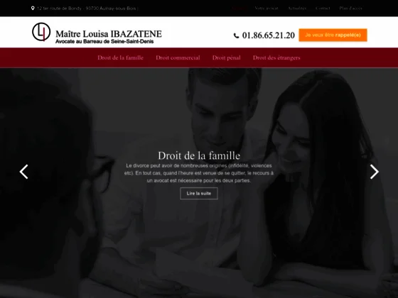 Cabinet d'avocat Aulnay-sous-Bois - Maître Ibazatene