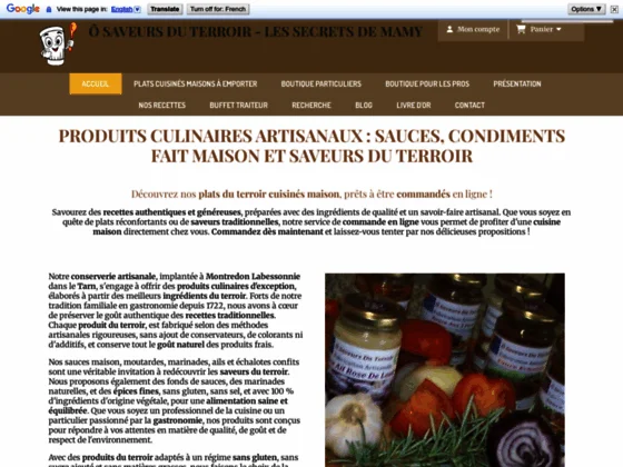 ô saveurs du Terroir - Chef cuisinier et maître saucier