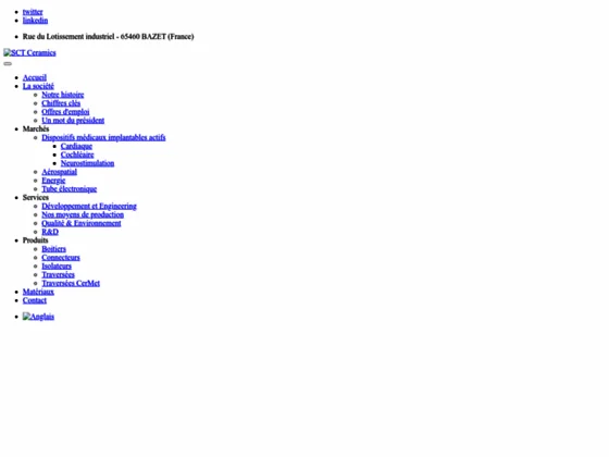 SCT – Société des Céramiques Techniques
