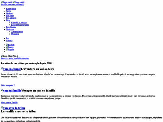 Location van volkswagen - Location de combi