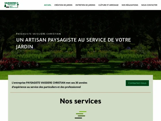 Paysagiste vaissiere christian