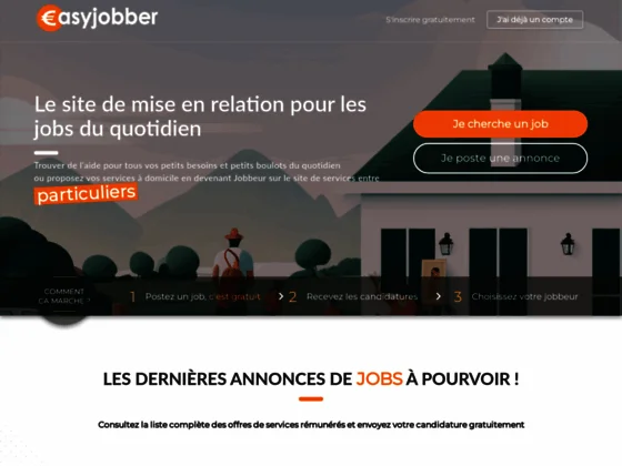 Easyjobber : le site des petits boulots entre particuliers