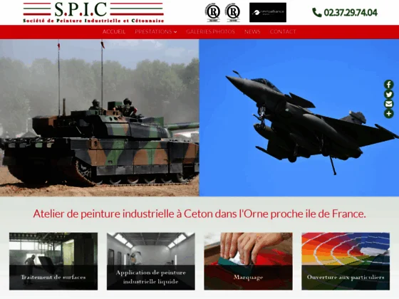 Peinture industrielle & sablage à Ceton (61) - SPIC