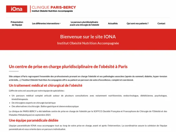 Centre de prise en charge de l’obésité à Paris - IONA