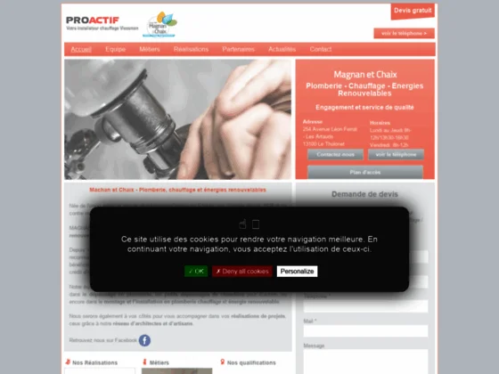 Plomberie magnan et chaix