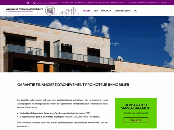 garantie financière achèvement