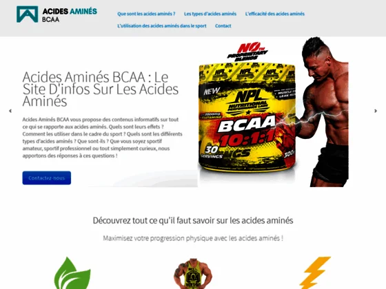 Acides aminés bcaa