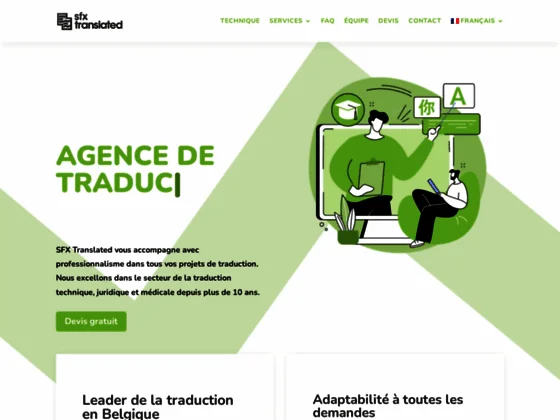Besoin d'un traducteur à Liège? SFX!