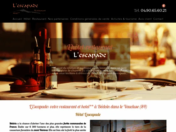 L'escapade (tournipeyre sarl) - hotel restaurant 