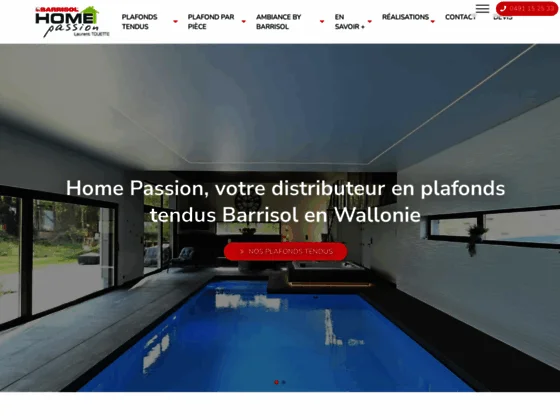 Votre spécialiste en plafonds tendus: Home Passion