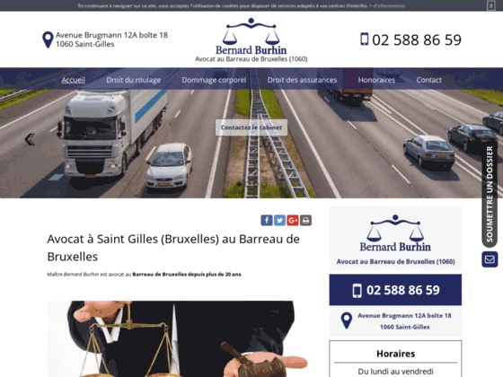 Cabinet d'avocat de Maître Bernard Burhin à Saint Gilles