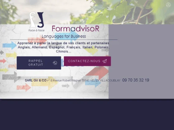 Face a face formadvisor 