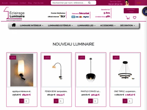 Pour créer une ambiance chaleureuse dans votre chez-soi, les luminaires SLV.