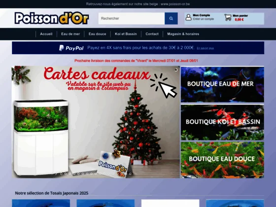 Les spécialistes en poissons et Koï: Poisson d'Or