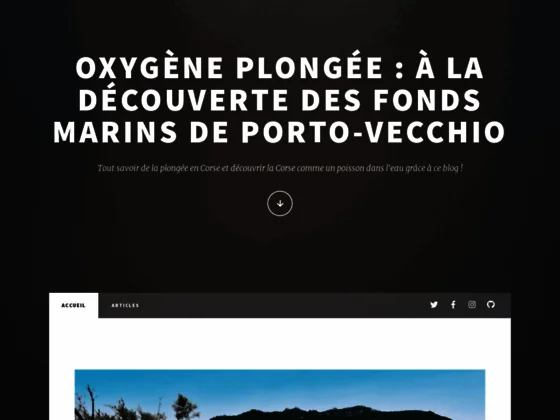 Oxygène Plongée