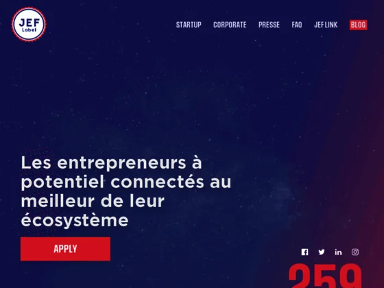 Incubateur Start Up - JEF Label 