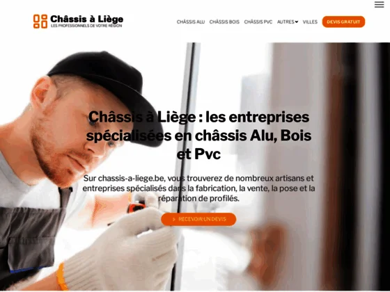Chassis à Liege : trouvez les artisans et fabricants de votre région