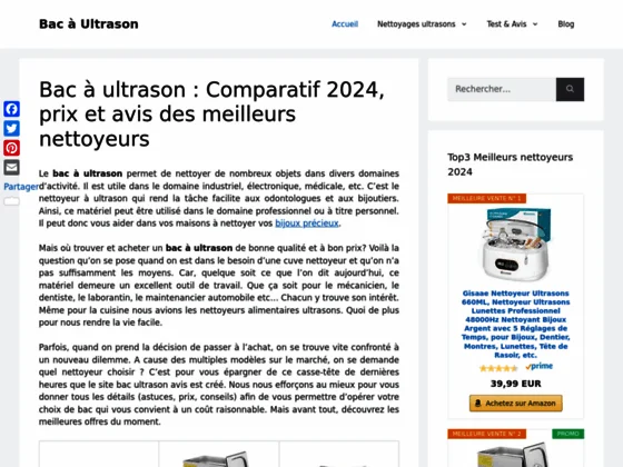 Comparatif des meilleurs nettoyeurs