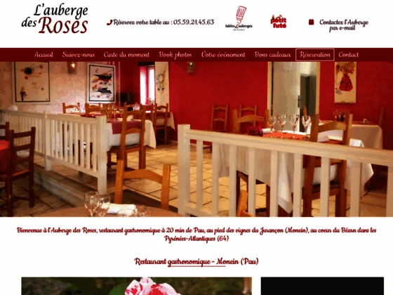 Auberge & restaurant gastronomique à Monein près de Béarn en Pyrénées-Atlantiques (64) | Auberge des