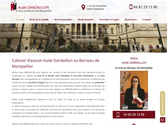 Avocat pour divorce à Montpellier (34) : Maître Dardaillon