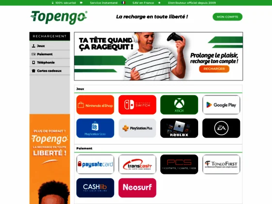 Topango – nintendo eshop card