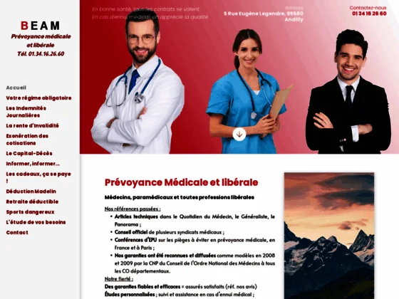  Le capital décès à Andilly : BEAM Prévoyance Médicale