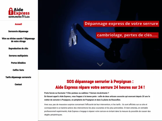 Dépannage serrurerie Perpignan 66 - SOS réparation serrure 24/24 Perpignan