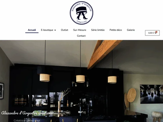 Alexandra d'Argentré des abat-jour de qualité