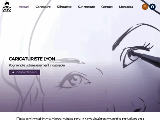 Pour animer vos événements, pensez à Greg le caricaturiste