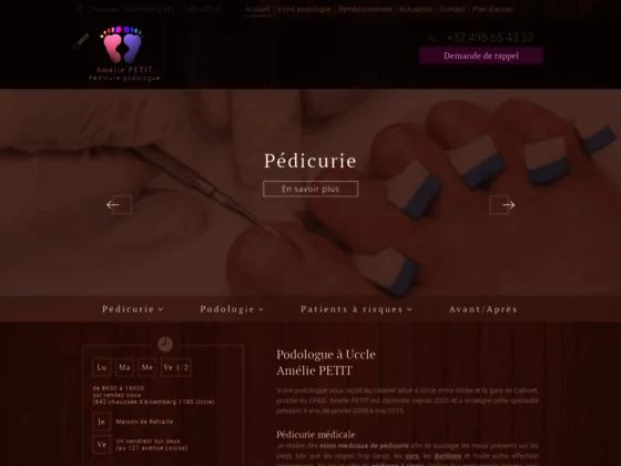 Soins de pédicurie à Uccle