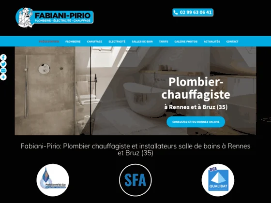 Installateur salle de bain & plomberie chauffage à Rennes (35) | Fabiani Pirio