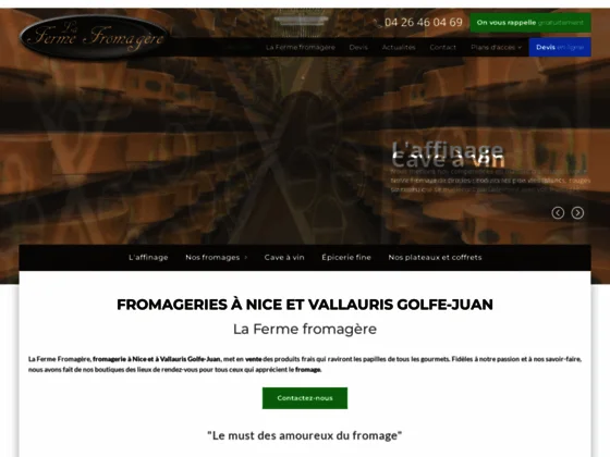 Vous aimez le fromage ? Venez vous fournir à La Ferme Fromagère à Nice !