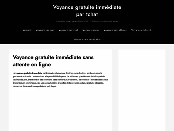 Voyance gratuite immediate par tchat en direct