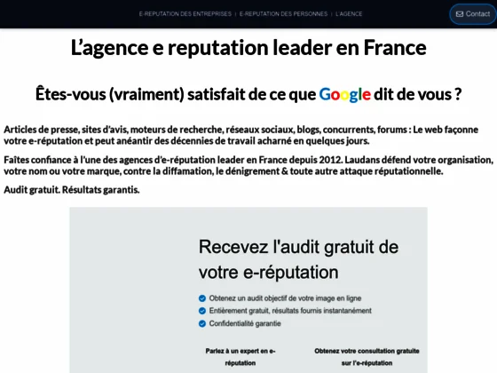 Agence e-réputation paris