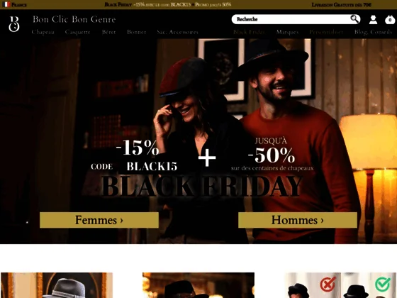 Bon Clic Bon Genre, chapellerie et maroquinerie