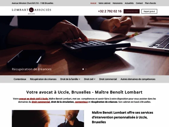 Votre avocat à Uccle - Maître Benoît Lombart