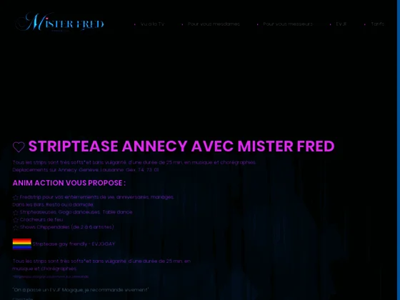 Stripteaseur chippendale en Suisse, Genève et Lausanne