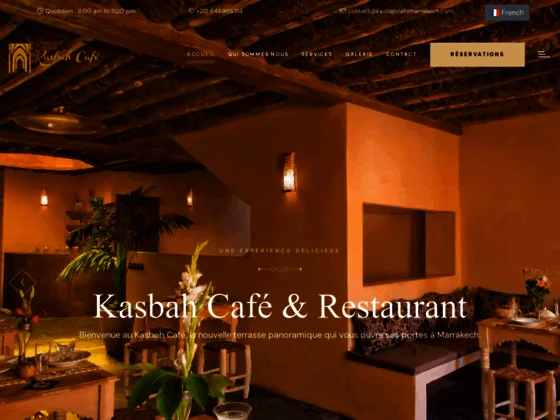 Saveurs et panorama au kasbah café
