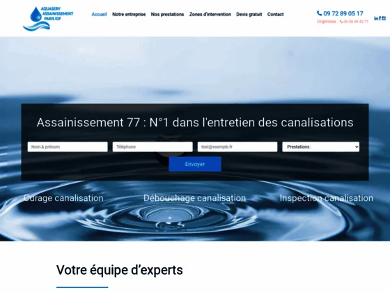 Assainissement 77 : Entreprise des meilleurs plombiers en région parisienne