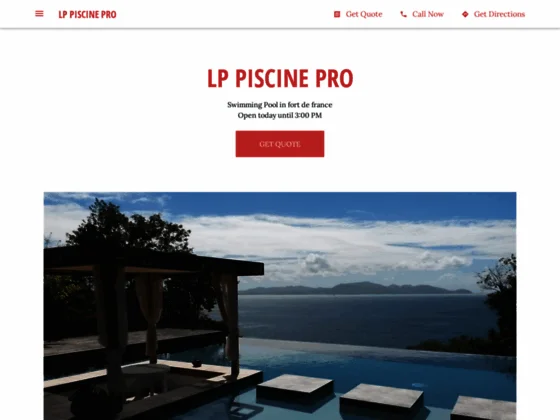 Piscines en béton en Martinique - LP Piscine Pro