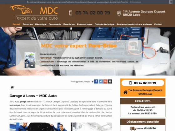 Découvrir un garage automobile à Loos (59120) 