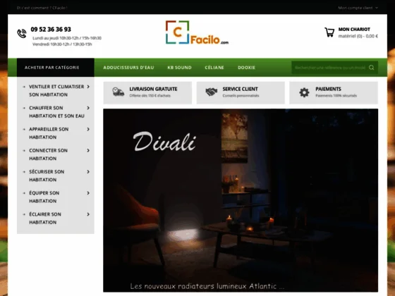 CFacilo : Legrand, Atlantic, Thermor ...