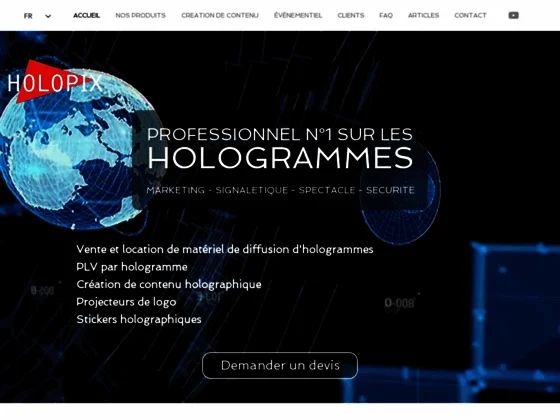 Holopix - PLV par hologramme
