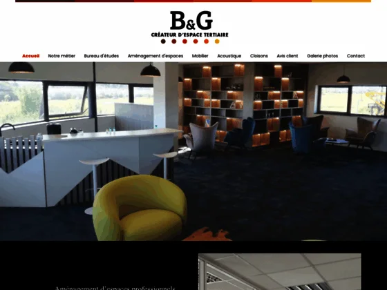 B&g createur d'espace tertiaire - agencement de magasin