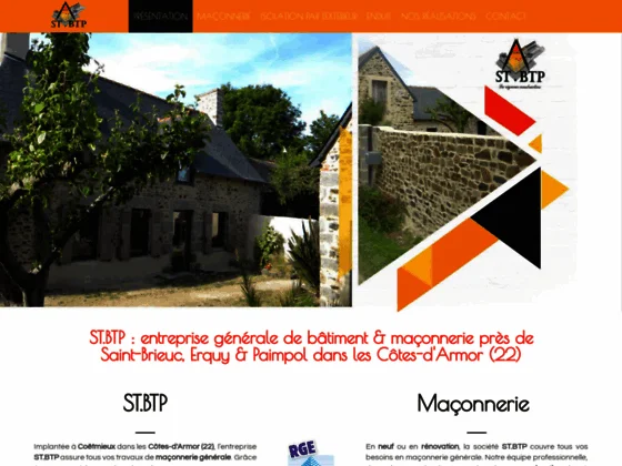 ST.BTP : construction & rénovation de maison, maçonnerie à Coëtmieux dans les Côtes-d'Armor (22)