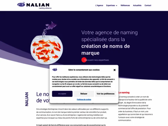 Agence de naming, création nom de marque et création de marque - NALIAN