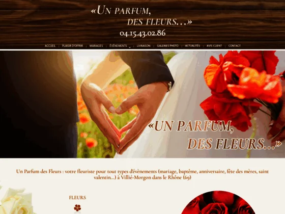 Un Parfum des Fleurs : livraison fleurs et bouquets près de Beaujolais dans le Rhône (69) 