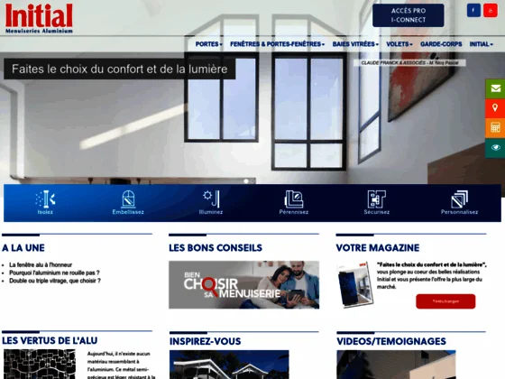 INITIAL : Expert de la menuiserie aluminium