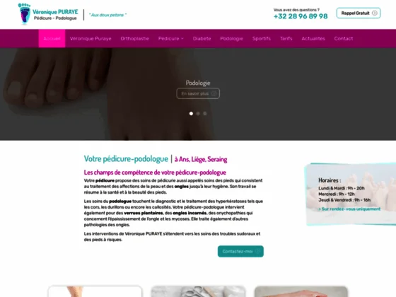 Votre pédicure podologue à domicile sur Liège, Chaudfontaine